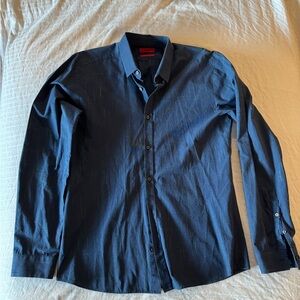 Blue “Hugo Boss” Button 🆙 🔵🧢
